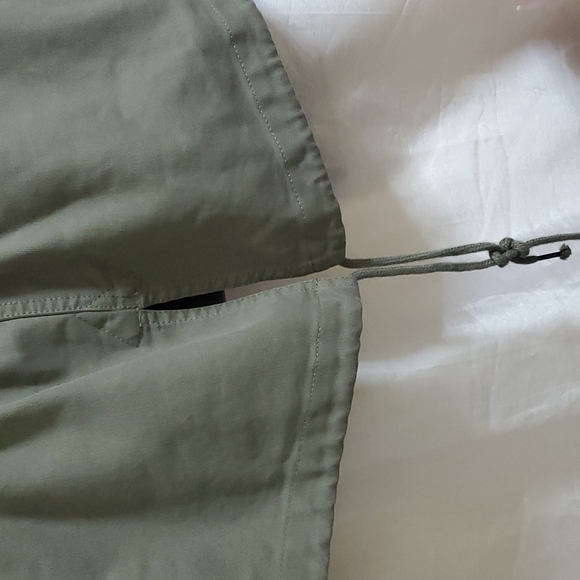 THEORY AILEENE OLIVE GREEN 3 IN ONE HOODIED JACKET SIZE M - Picture 7 of 16